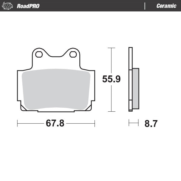 Moto-Master Brake Pad 408504