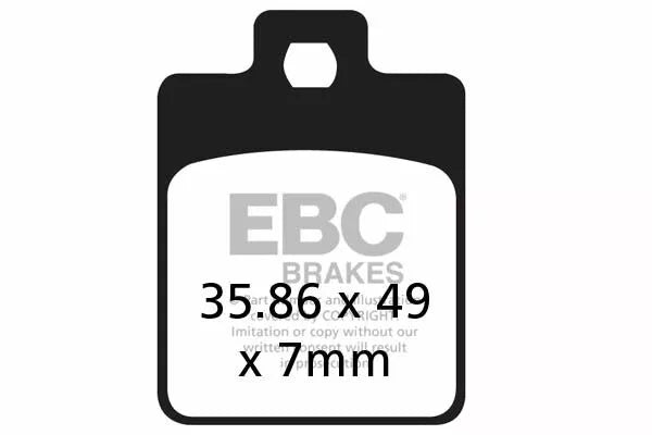EBC Brake Pad Scooter Carbon SFAC260