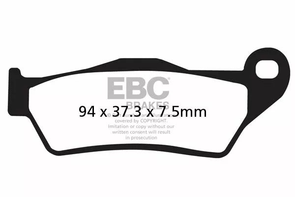 EBC Brake Pad Scooter Carbon SFAC181