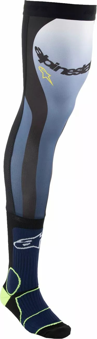 Alpinestars (MX) Sock Knee Brace Nav/YL SM 4701324-7455-SM