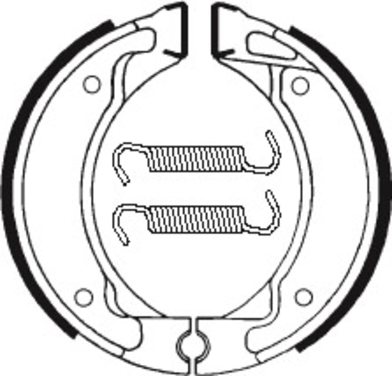 Tecnium Scooter/Street/Off -Road/ATV Organic Brake Shoes - BA050 1022235