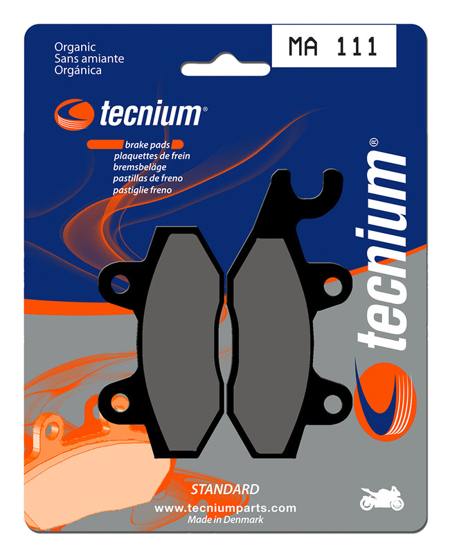 Tecnium Street Organic Brake Pads - MA111 1022334