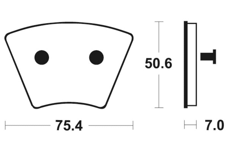 Tecnium Street Organic Brake Pads - MA179 1022396