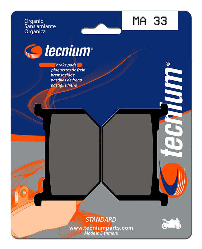 Tecnium Street Organic Brake Pads - MA33 1022481