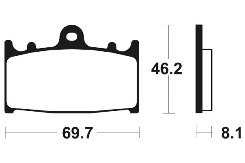 Tecnium Racing Sintered Metal Carbon Pads - MCR131 1022573