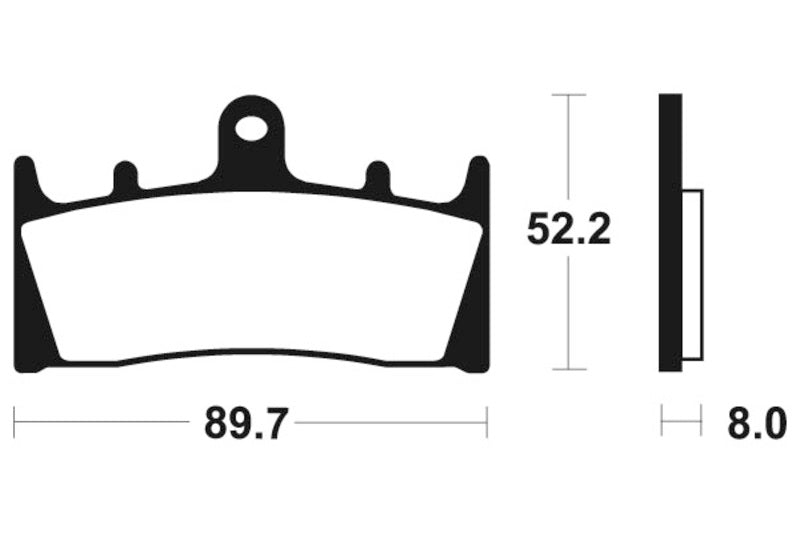 Tecnium Racing Sintered Metal Carbon Pads - MCR186 1022579