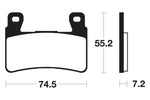 Tecnium Racing Sintered Metal Carbon Pads - MCR234 1022585