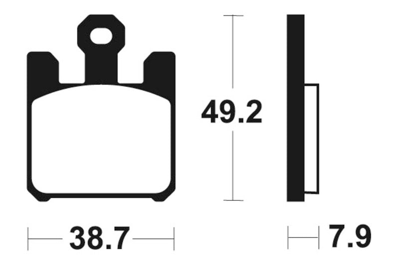 Tecnium Racing Sintered Metal Carbon Frumb Pads - MCR288 1022590