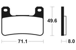 Tecnium Racing Sintered Metal Carbon Frumb Pads - MCR306 1022592