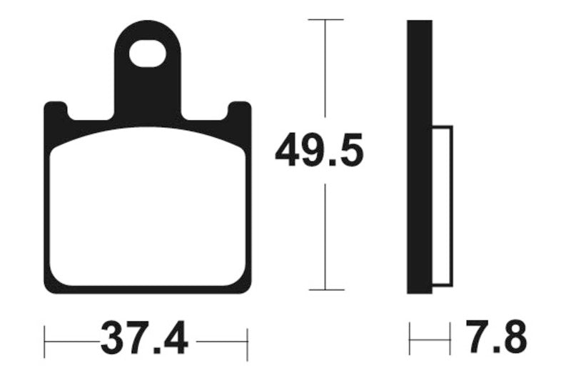 Tecnium Racing Sintered Metal Carbon Pads - MCR338 1022594