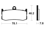 Tecnium Racing Sintered Metal Carbon Frumb Pads - MCR364 1022600