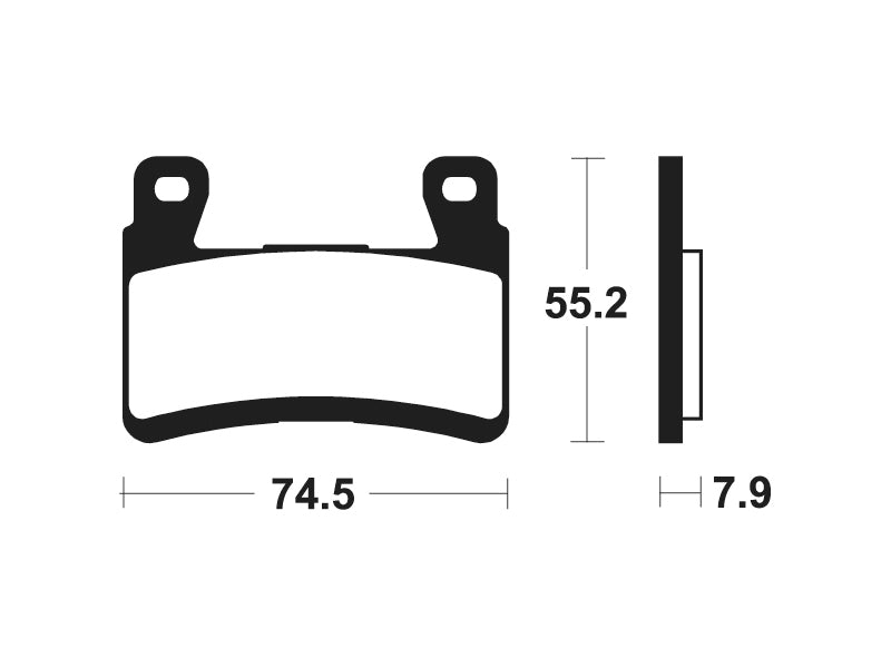 Tecnium Racing Sintered Metal Carbon Frumb Pad - MCR394 1022603