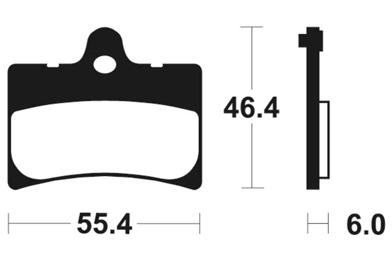 Tecnium Scooter Brake Organic Pad - ME172 1022624