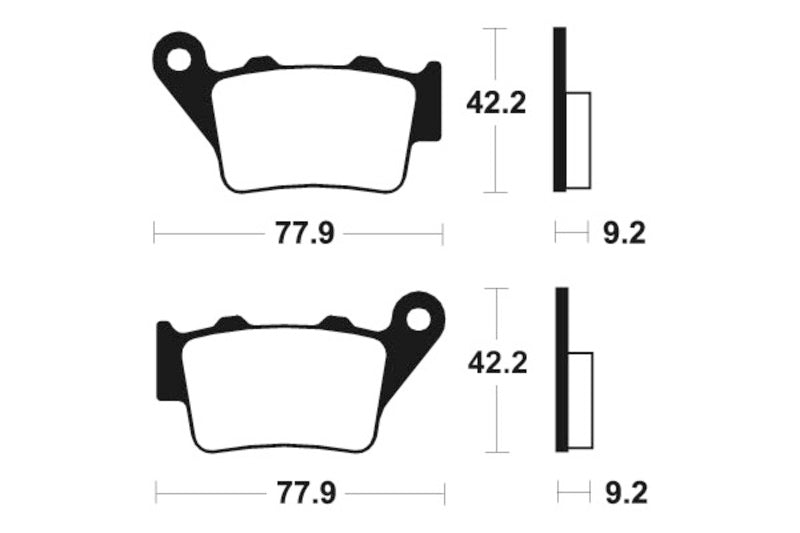 Tecnium Scooter Brake Organic Pad - ME175 1022626