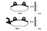 Tecnium Scooter Brake Organic Pad - ME213 1022640