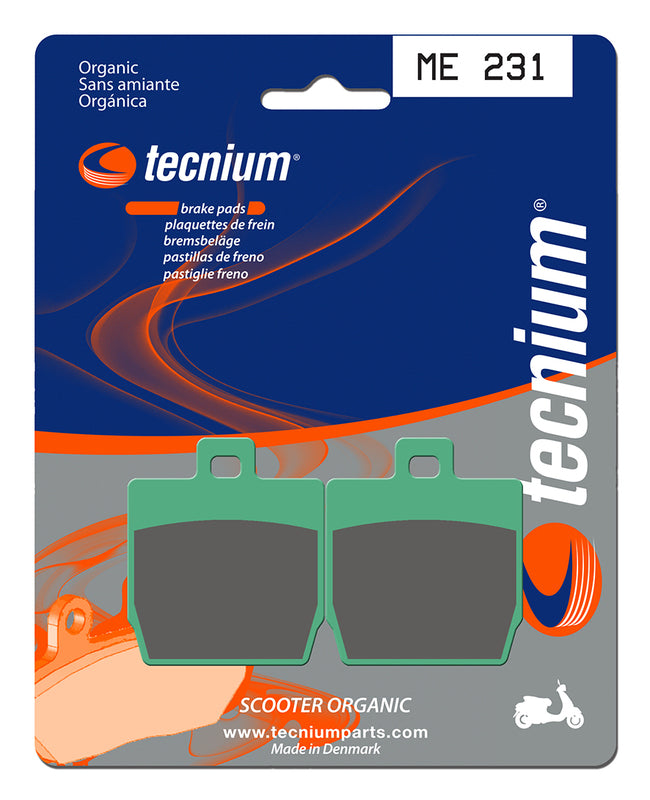 Tecnium scooter organic brake pads - ME231 1022648