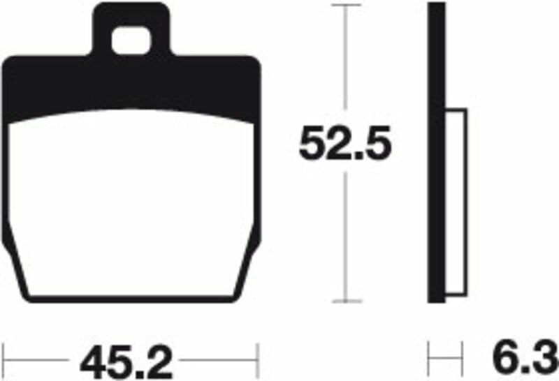 Tecnium Scooter Brake Organic Pad - ME231 1022648