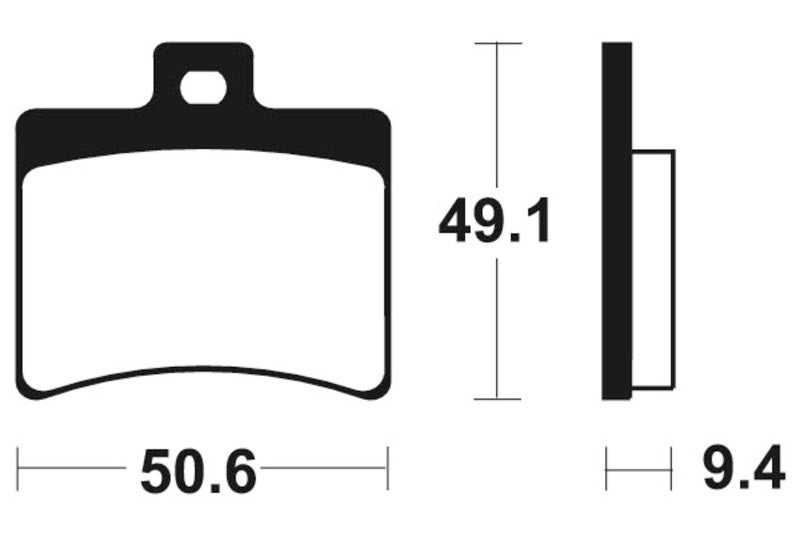 Tecnium Scooter Brake Organic Pad - ME247 1022653