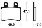 Tecnium Scooter Brake Organic Pad - ME273 1022661