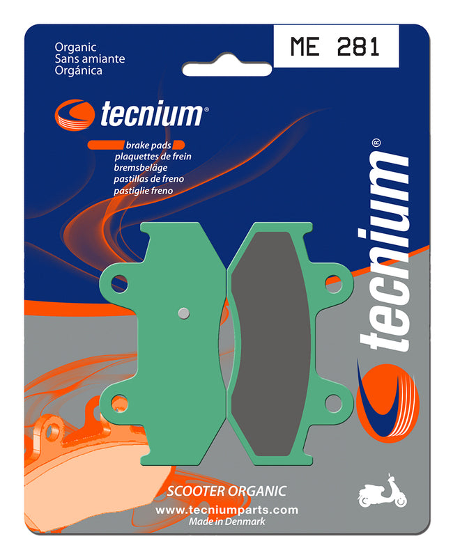 Tecnium Scooter Brake Organic Pad - ME281 1022666