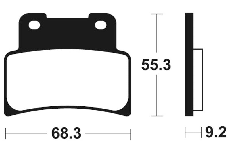 Tecnium Scooter Brake Organic Pad - ME344 1022683