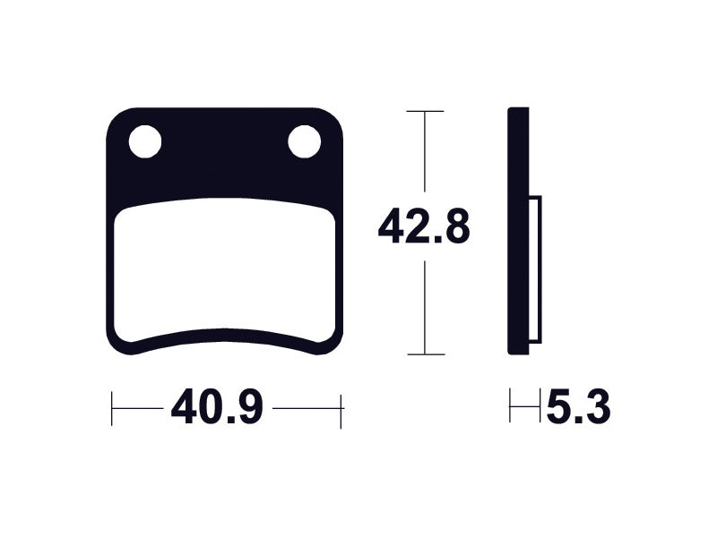 Tecnium Scooter Brake Organic Pad - ME379 1022696