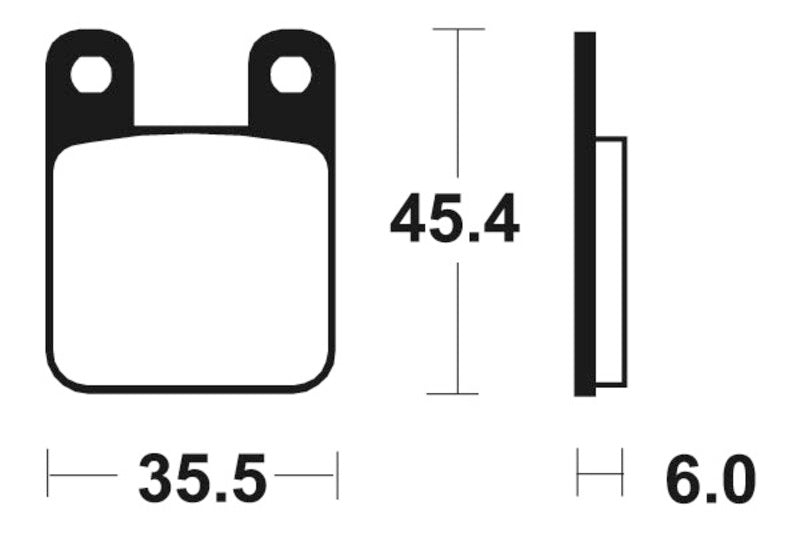 Tecnium Scooter Brake Organic Pad - ME59 1022709