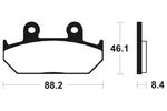 Tecnium Street Performance Sintered Metal Brake Pad - MF100 1022715