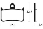 Tecnium Street Performance Sintered Metal Brake Pad - MF122 1022720