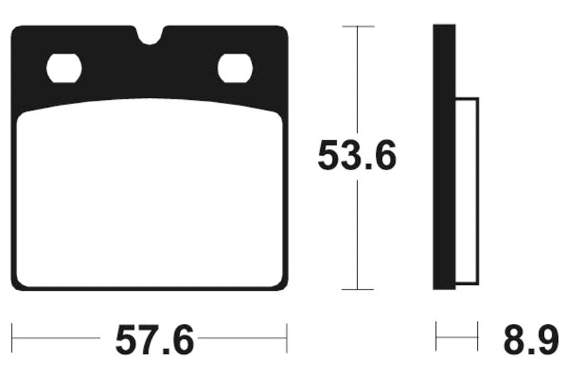 Tecnium Street Performance Sintered Metal Brake Pad - MF140 1022728