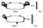 Tecnium Street Performance Sintered Metal Brake Pad - MF205 1022749