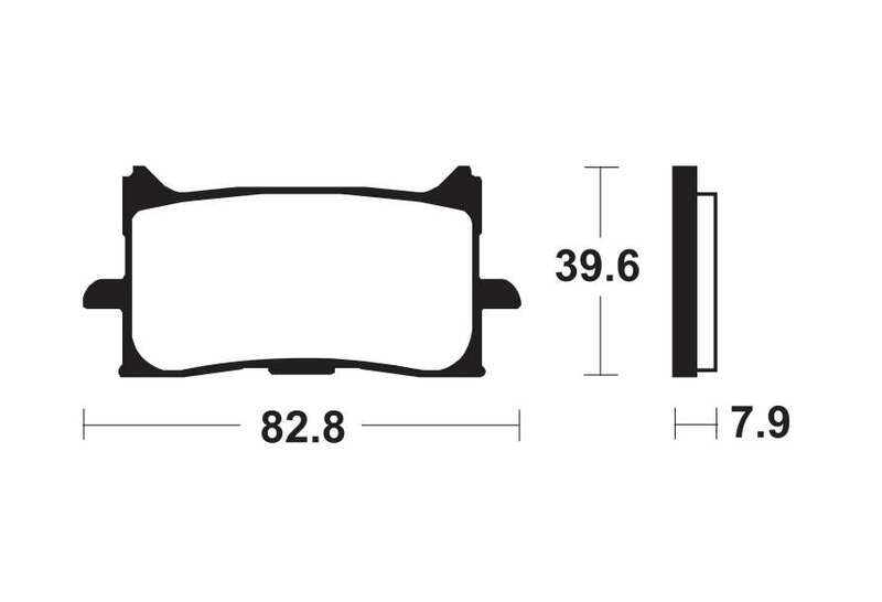 Tecnium Street Performance Sintered Metal Brake Pad - MF440 1022796