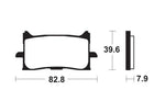 Tecnium Street Performance Sintered Metal Brake Pad - MF440 1022796