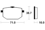 Tecnium Street Performance Sintered Metal Brake Pad - MF96 1022809