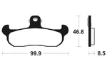 Tecnium MX/ATV Sintered Metal Pads - Mo108 1022839