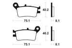 Tecnium MX/ATV Sintered Metal Pads - Mo129 1022841