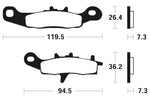 Tecnium MX/ATV Sintered Metal Pads - Mo226 1022860