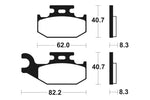 Tecnium MX/ATV Sintered Metal Frake Pads - Mo336 1022887