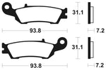 Tecnium MX/ATV Sintered Metal Pads - Mo340 1022888888888888888888