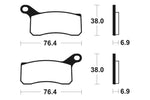 Tecnium MX/ATV Sintered Metal Frake Pad - Mo366 1022896