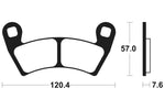 Tecnium MX/ATV Sintered Metal Frake Pads - MO397 1022901