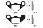 Tecnium MX/ATV Sintered Metal Pads - Mo405 1022904