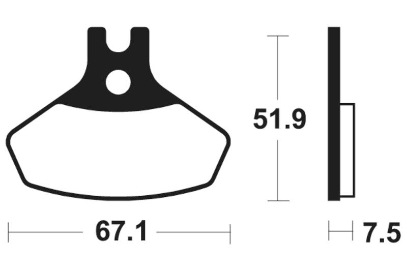 Tecnium MX/ATV Sintered Metal Pads - Mo407 1022906