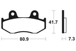 Tecnium MX/ATV Sintered Metal Pads - Mo58 1022914