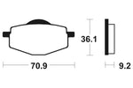 Tecnium MX/ATV Sintered Metal Pads - Mo75 1022918