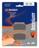 Tecnium MX/ATV Sintered Metal Brake Pads - MO91 1022924