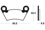 Tecnium MX/ATV Sintered Metal Pads - MOA300 1022935