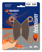 Tecnium MX/ATV Sintered Metal Brake Pads - MOA399 1022940