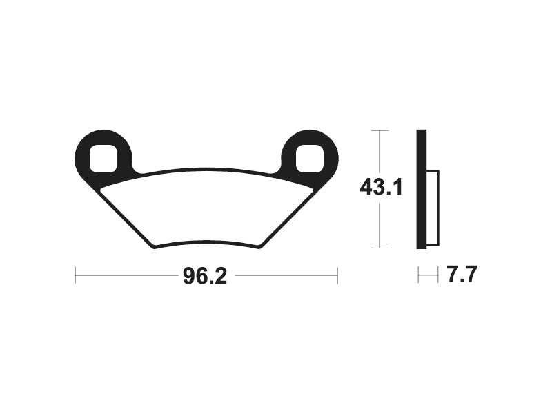 Tecnium MX/ATV Sintered Metal Pads - MOA399 1022940