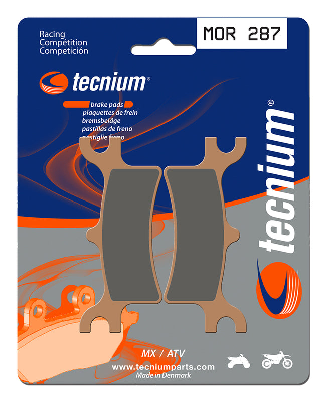 Tecnium Racing MX/ATV Sintered Metal Pads - MOR287 1022974